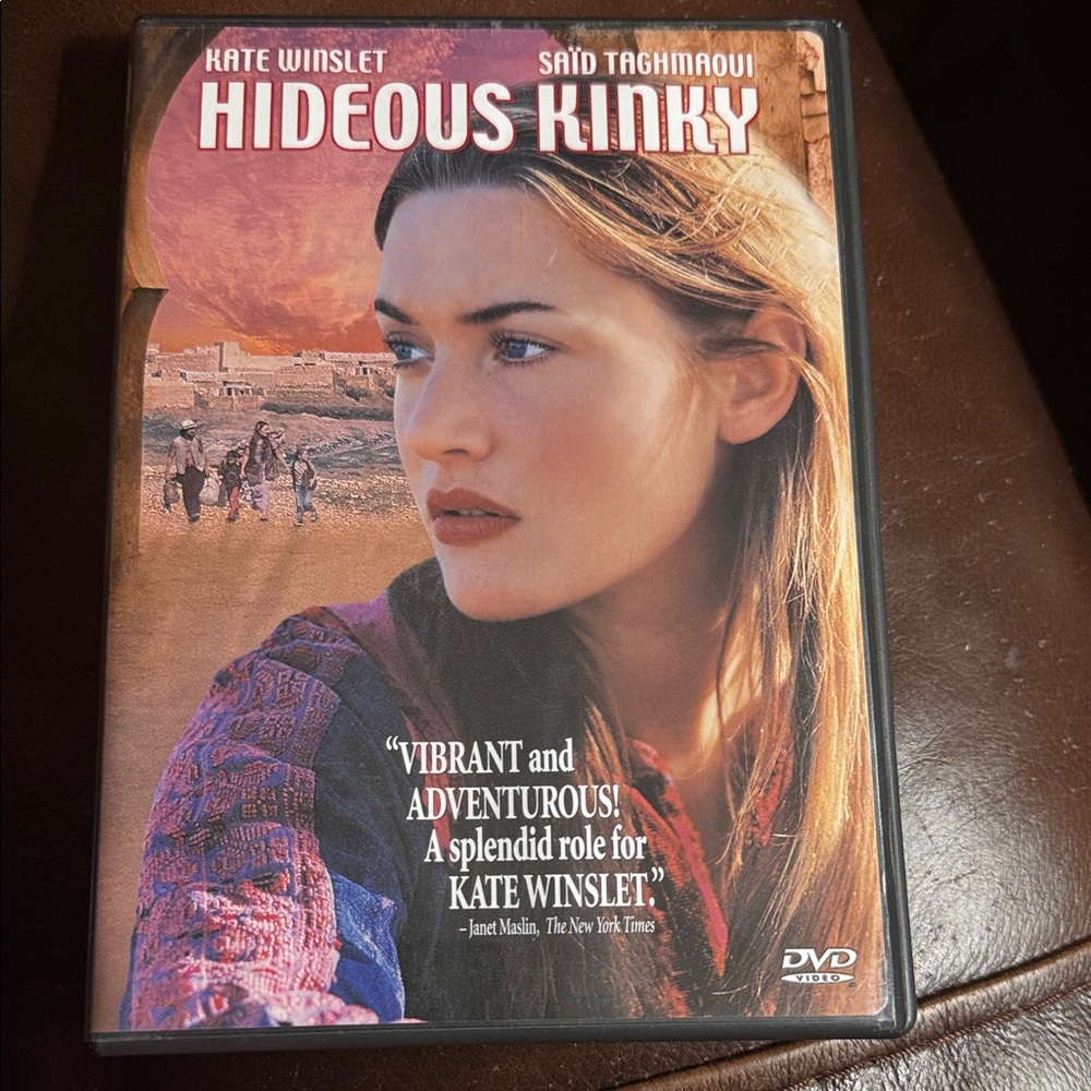 Kate Winslet. "Hideous Kinky" DVD 1999 Rated R. English. 1 HR and 38 Min. Color.